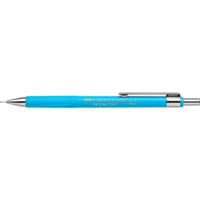 Creioane mecanice si grafit - Creion mecanic, 0.5mm, bleu, Faber-Castell 2315 TK-Fine
