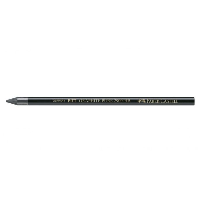 Creioane mecanice si grafit - Creion grafit, fara lemn, 3B, fara radiera, Faber-Castell Monochrome Pitt