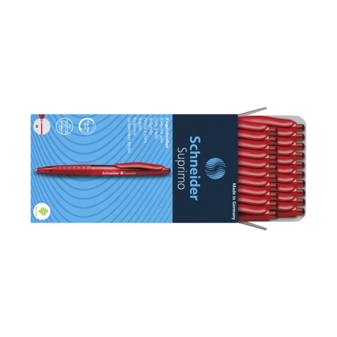 Pixuri - Pix cu pasta, varf 0.7mm, rosu, Schneider Suprimo M