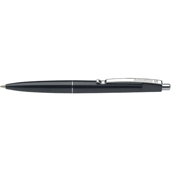 Pixuri - Pix cu pasta, varf 0.7mm, corp negru, scriere neagra, Schneider Office M