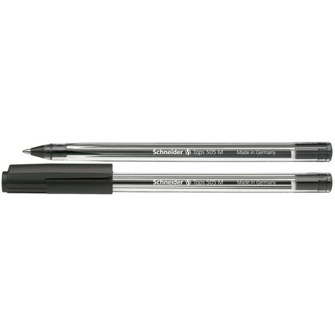 Pixuri - Pix cu pasta, varf 0.5mm, negru, Schneider Tops M