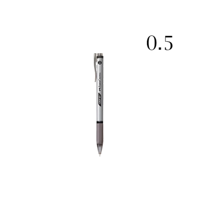 Pixuri - Pix cu pasta, varf 0.5mm, negru, Faber-Castell Grip X5