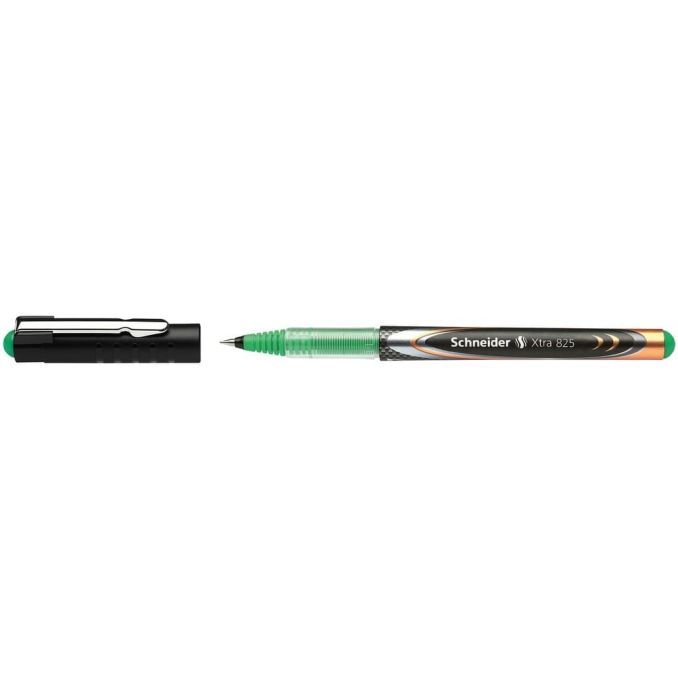Rollere - Roller cu cerneala, varf 0.5mm, verde, Schneider Xtra 825