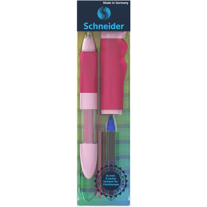 Rollere - Roller cu cerneala, varf 0.7mm, roz, Schneider Base Senso