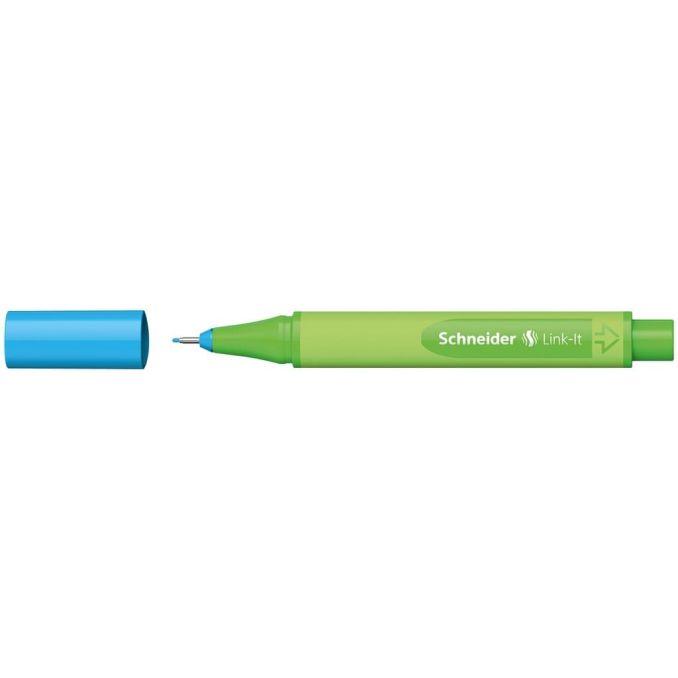 Linere si finelinere - Liner, varf 0.4mm, bleu, Schneider Link-It