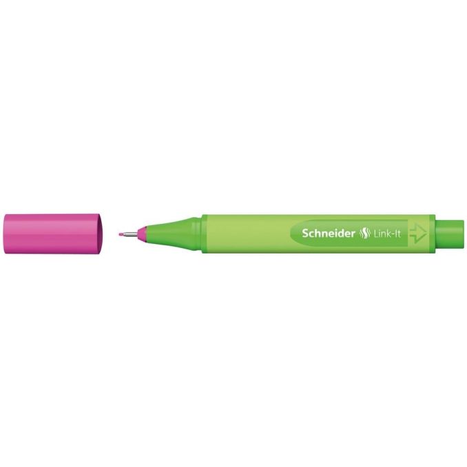 Linere si finelinere - Liner, varf 0.4mm, roz, Schneider Link-It
