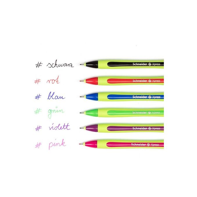 Linere si finelinere - Liner, varf 0.8mm, verde, Schneider Xpress
