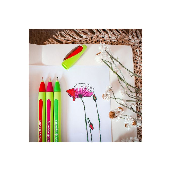 Linere si finelinere - Liner, varf 0.8mm, verde, Schneider Xpress