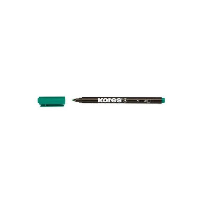 Markere si evidentiatoare - Marker CD/DVD, varf rotund 1.0mm, verde, Kores