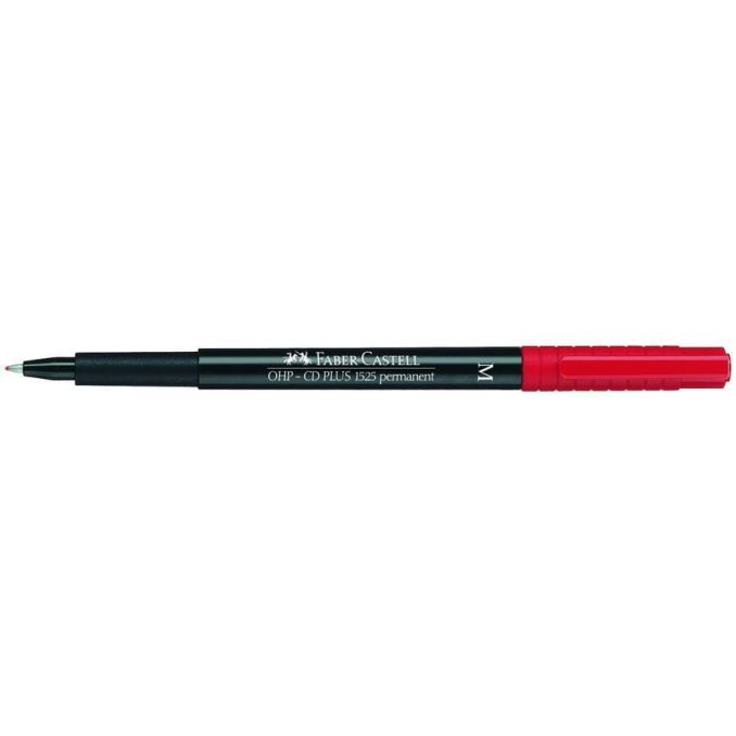 Markere si evidentiatoare - Marker permanent, varf rotund 1.0mm, 4 culori/set, Faber-Castell Multimark