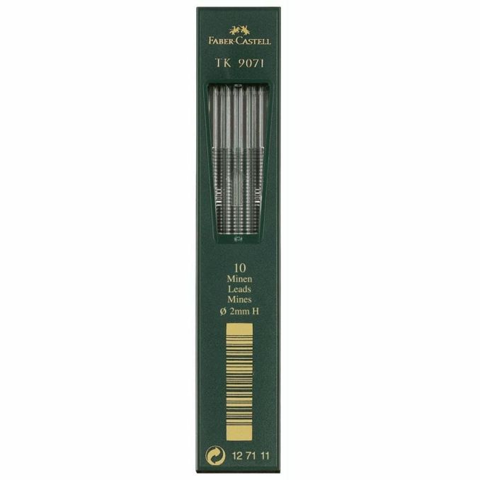 Mine, rezerve si cerneala - Mine creion mecanic, 2.0mm, H, 10 buc/etui, Faber-Castell TK 9071 Mine, rezerve si cerneala - Mine creion mecanic, 2.0mm, H, 10 buc/etui, Faber-Castell TK 9071