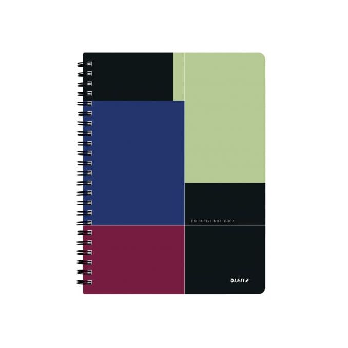 Caiete si blocnotesuri - Caiet cu spira A4, 80 file, coperta PP, matematica, Leitz Executive Caiete si blocnotesuri - Caiet cu spira A4, 80 file, coperta PP, matematica, Leitz Executive