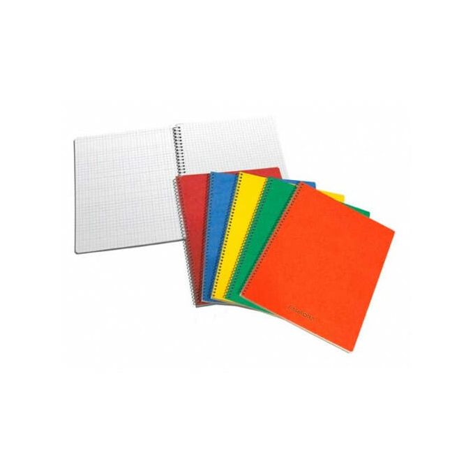 Caiete si blocnotesuri - Caiet cu spira A4, 60file, coperta cartonata, matematica, diferite culori, Aurora Caiete si blocnotesuri - Caiet cu spira A4, 60file, coperta cartonata, matematica, diferite culori, Aurora