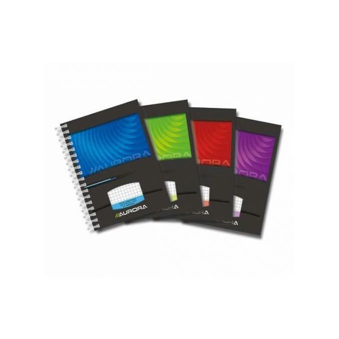 Caiete si blocnotesuri - Caiet cu spira A6, 50file, coperta cartonata, matematica, diferite culori, Aurora Mano Caiete si blocnotesuri - Caiet cu spira A6, 50file, coperta cartonata, matematica, diferite culori, Aurora Mano