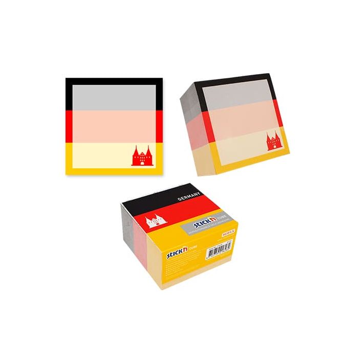 Notite adezive & Cuburi hartie - Notes autoadeziv cub - Germany, 70x70mm, 400 file/set, alb, Stick'n Notite adezive & Cuburi hartie - Notes autoadeziv cub - Germany, 70x70mm, 400 file/set, alb, Stick'n
