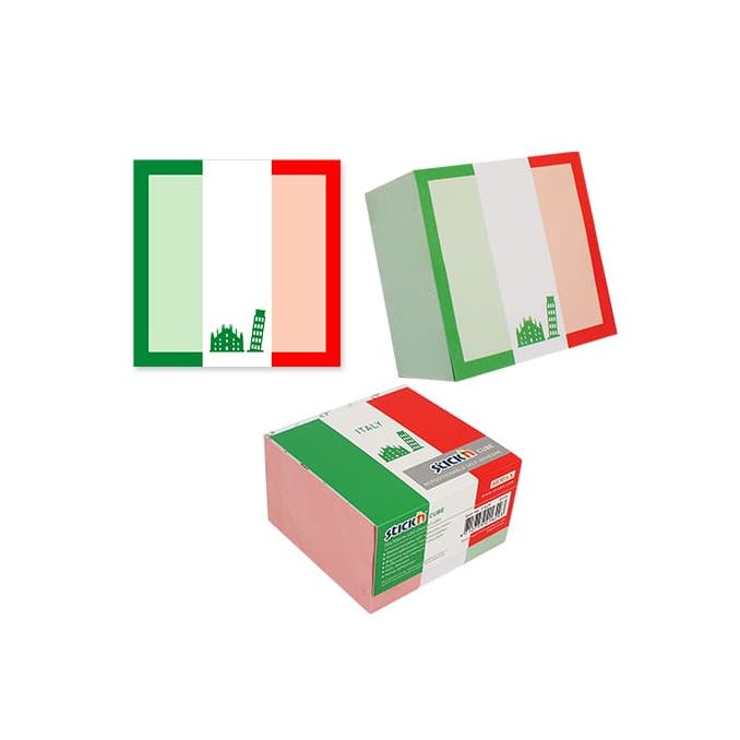 Notite adezive & Cuburi hartie - Notes autoadeziv cub - Italy, 70x70mm, 400 file/set, alb, Stick'n Notite adezive & Cuburi hartie - Notes autoadeziv cub - Italy, 70x70mm, 400 file/set, alb, Stick'n