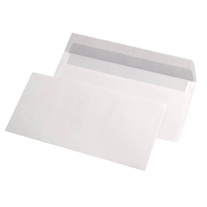Plicuri - Plic DL (110x220mm), siliconic, alb