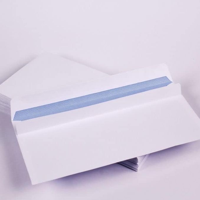Plicuri - Plic DL (110x220mm), siliconic, alb