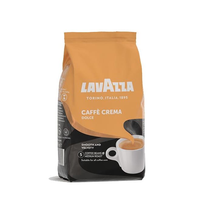 Cafea prajita boabe, 1kg, Lavazza Caffe Crema Dolce Cafea prajita boabe, 1kg, Lavazza Caffe Crema Dolce