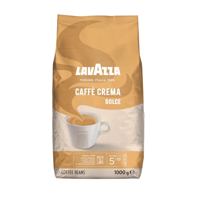 Cafea prajita boabe, 1kg, Lavazza Caffe Crema Dolce