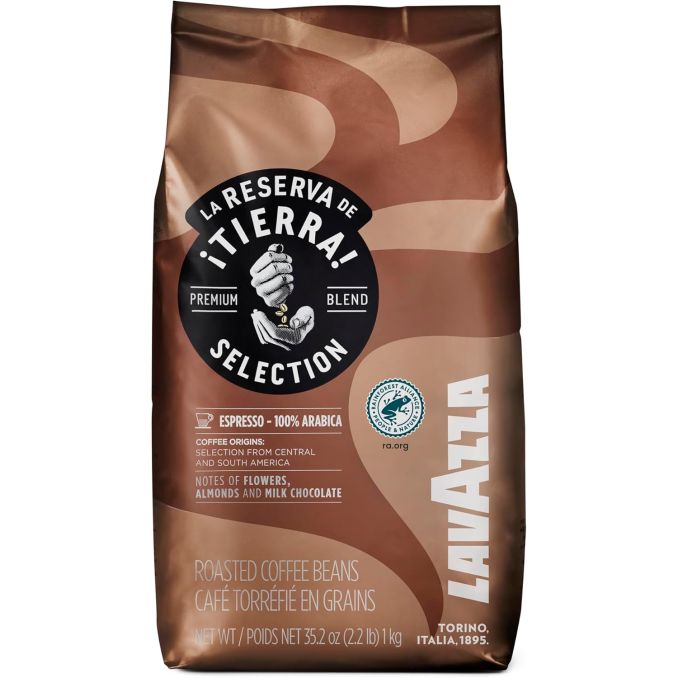 Cafea prajita boabe, 1kg, Lavazza Tierra Selection Professional Rainforest Cafea prajita boabe, 1kg, Lavazza Tierra Selection Professional Rainforest