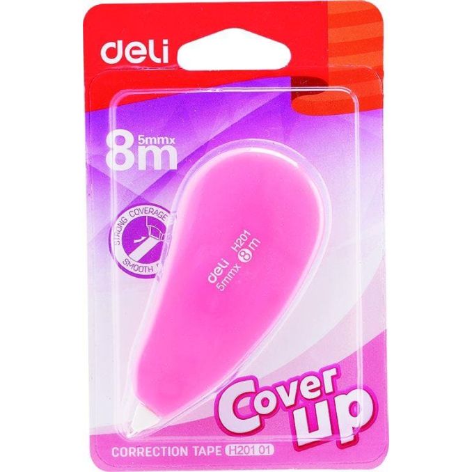 Corectoare si radiere - Banda corectoare, 5mmx8m, Deli Cover-Up