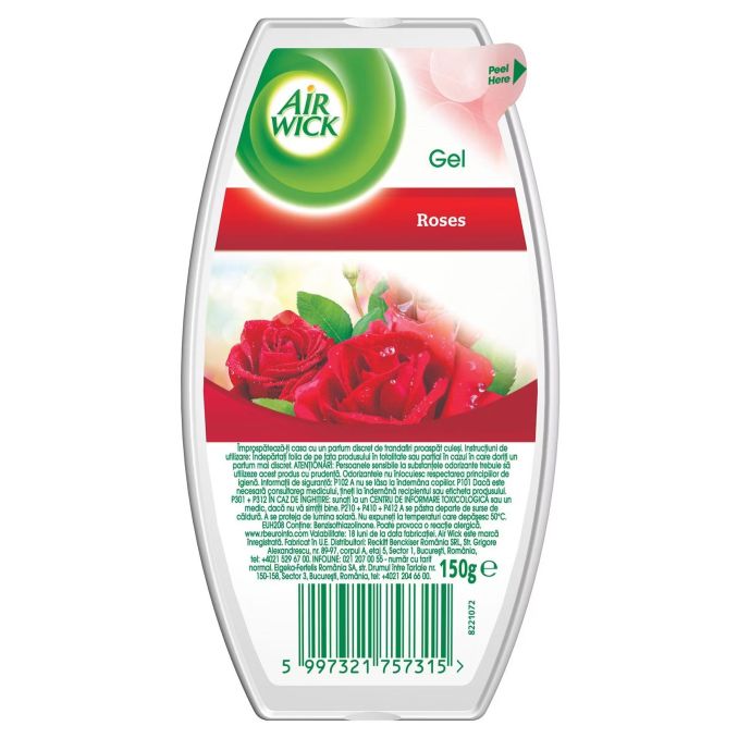 Odorizanti si insecticide - Odorizant camera, gel, 150g, roses, Air Wick Odorizanti si insecticide - Odorizant camera, gel, 150g, roses, Air Wick