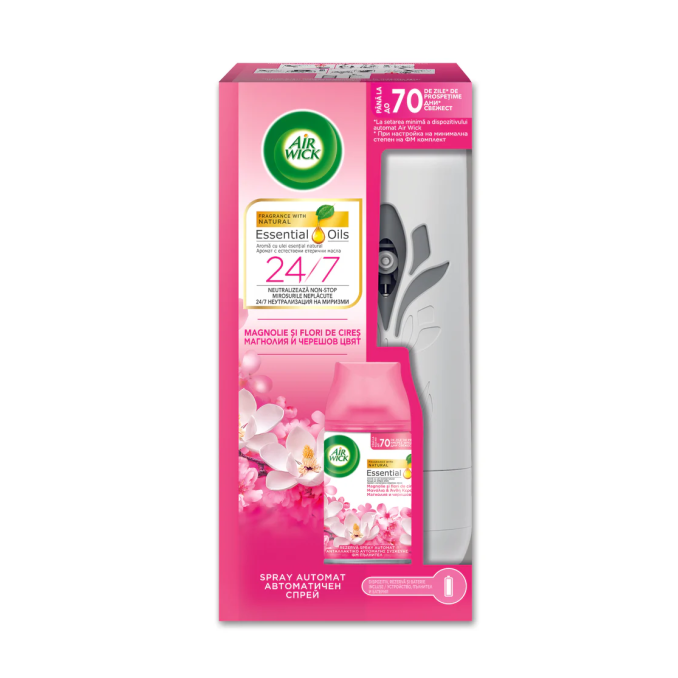 Odorizanti si insecticide - Odorizant camera, aparat si rezerva, 250ml, magnolia&cherry blossom, Air Wick Odorizanti si insecticide - Odorizant camera, aparat si rezerva, 250ml, magnolia&cherry blossom, Air Wick