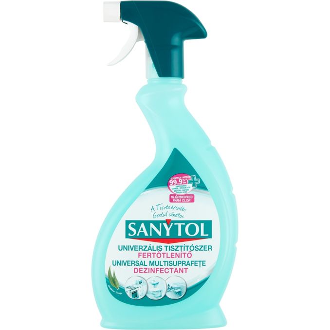 Detergenti diverse suprafete - Dezinfectant universal, eucalipt, 500ml, Sanytol - Distruge bacterii/fungi/virusi Detergenti diverse suprafete - Dezinfectant universal, eucalipt, 500ml, Sanytol - Distruge bacterii/fungi/virusi