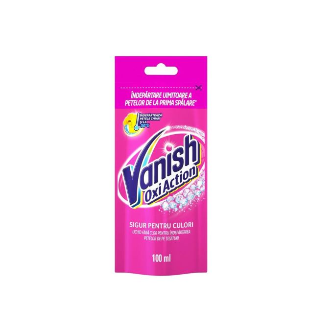 Detergenti pentru rufe - Detergent lichid pentru indepartarea petelor, 100ml, Vanish Detergenti pentru rufe - Detergent lichid pentru indepartarea petelor, 100ml, Vanish