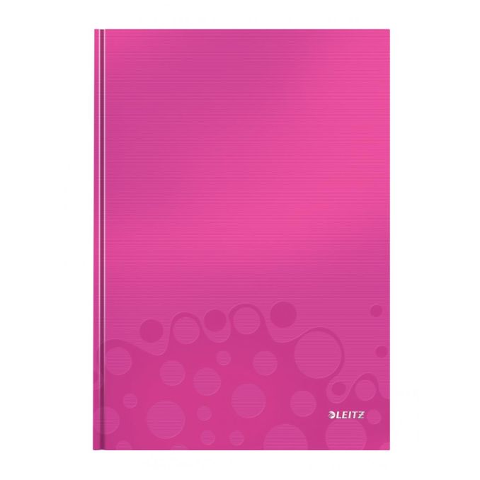 Caiete si blocnotesuri - Caiet de birou, A4, dictando, roz, Leitz Wow Caiete si blocnotesuri - Caiet de birou, A4, dictando, roz, Leitz Wow