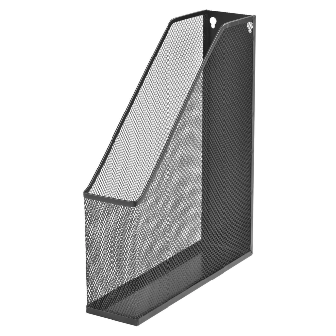 Suporturi si tavite pentru documente - Suport documente, vertical, plasa metalica, negru, Sandard