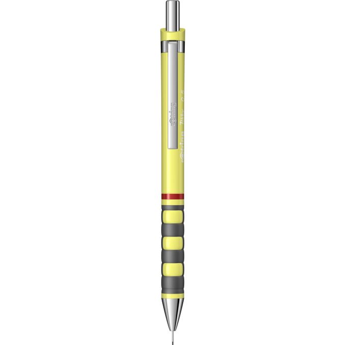 Creioane mecanice si grafit - Creion mecanic, grip ergonomic, 0.5mm, galben neon, Rotring Tikky III