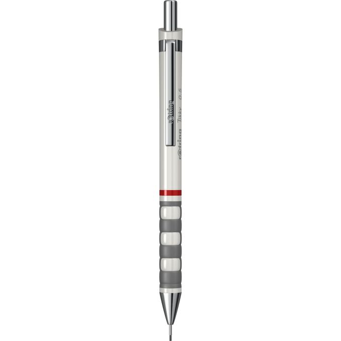 Creioane mecanice si grafit - Creion mecanic, grip ergonomic, 0.5mm, gri, Rotring Tikky III