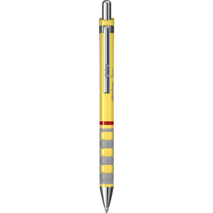 Pixuri - Pix cu mecanism, varf conic 1.0mm, galben, Rotring Tikky III