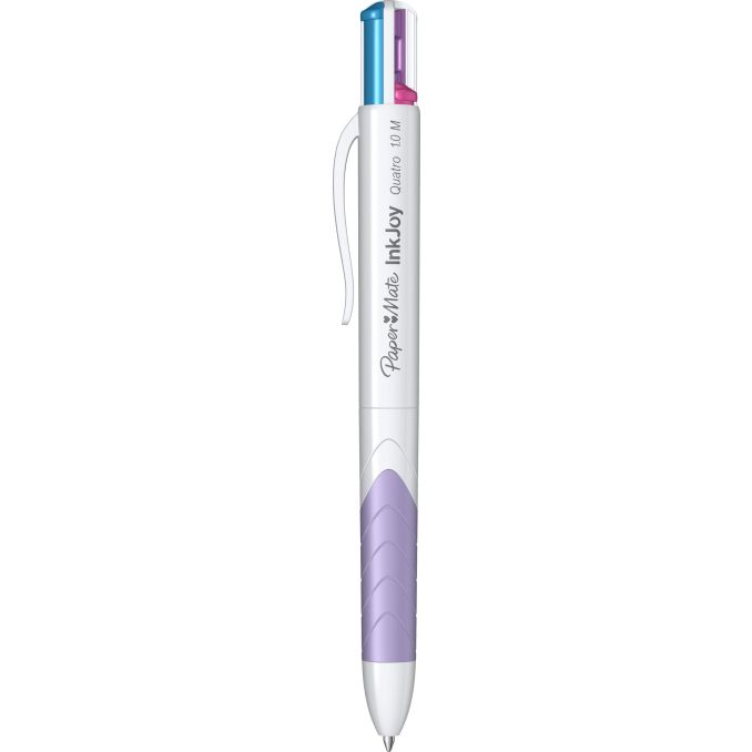 Pixuri - Pix cu mecanism, multi-pen, varf 1.0mm, alb fun, Papermate InkJoy Quatro Pixuri - Pix cu mecanism, multi-pen, varf 1.0mm, alb fun, Papermate InkJoy Quatro