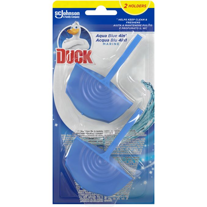 Detergenti si odorizante baie - Odorizant pentru vasul toaletei, 2 buc x 40g/pachet, aqua blue, Duck Anitra Detergenti si odorizante baie - Odorizant pentru vasul toaletei, 2 buc x 40g/pachet, aqua blue, Duck Anitra