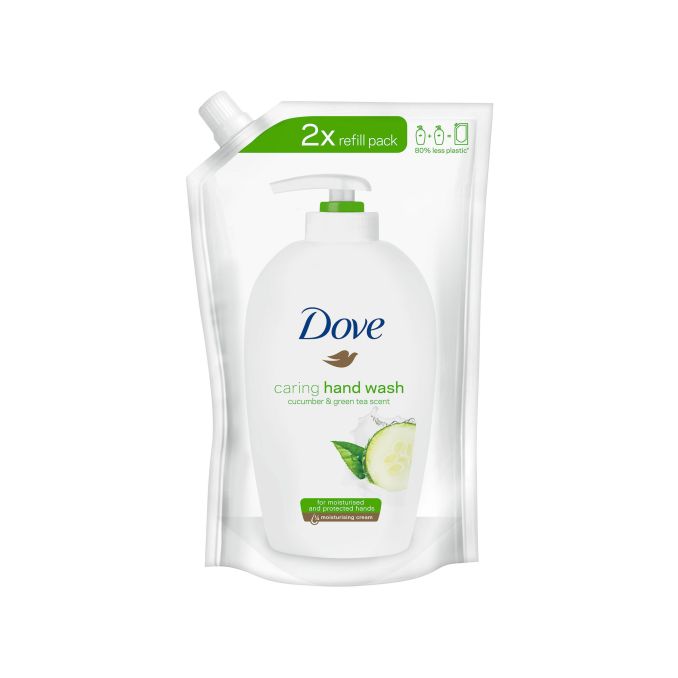 Sapunuri si geluri antibacteriene - Rezerva sapun lichid, 500ml, cucumber, Dove Sapunuri si geluri antibacteriene - Rezerva sapun lichid, 500ml, cucumber, Dove