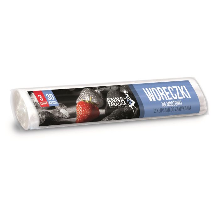 Produse de unica folosinta - Pungi congelator, 3L, 30 buc/rola, Anna Produse de unica folosinta - Pungi congelator, 3L, 30 buc/rola, Anna