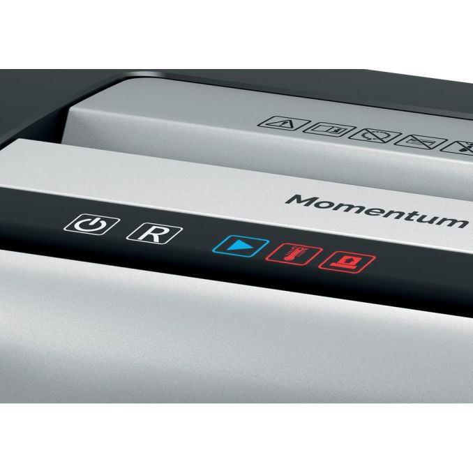 Distrugatoare de documente, accesorii - Distrugator documente, 10 coli, P4, cross-cut, subtire, Rexel Momentum X410-SL