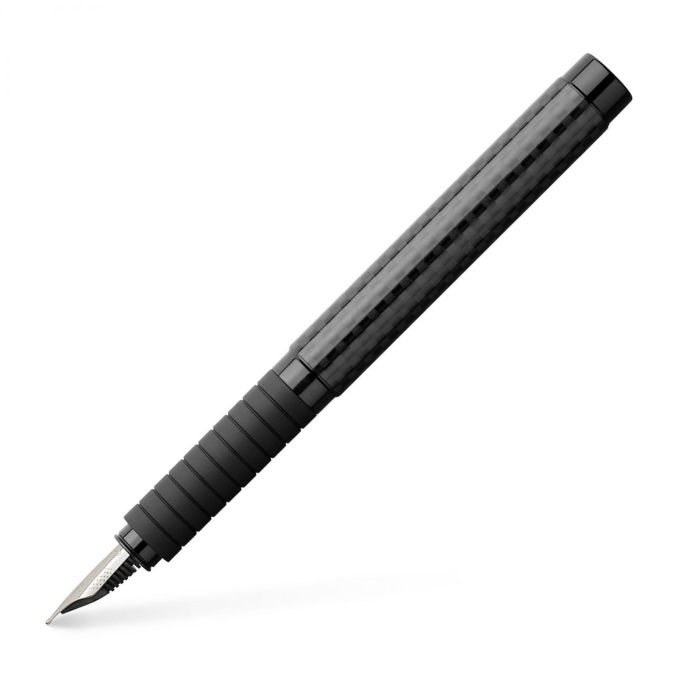 Stilouri - Stilou, penita extra fina, carbon, negru, Faber-Castell Essentio Aluminium, 1 Stilouri - Stilou, penita extra fina, carbon, negru, Faber-Castell Essentio Aluminium, 1