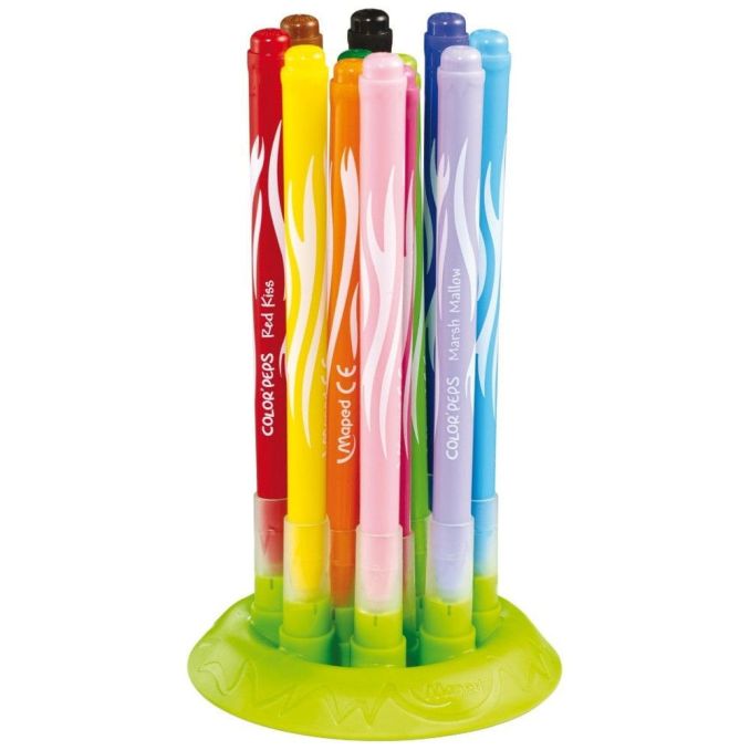 Carioci - Carioca, 12 culori/set, Maped Color`Peps Jungle Innovation Carioci - Carioca, 12 culori/set, Maped Color`Peps Jungle Innovation