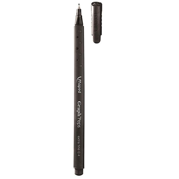 Stilouri, rollere si linere scoala - Fineliner, negru, Maped Graph'Peps Stilouri, rollere si linere scoala - Fineliner, negru, Maped Graph'Peps