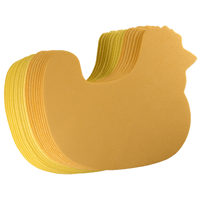 Hartie gumata gaini, 14x15 cm, 1 mm, 20 coli/set, diverse culori, Standard Hartie gumata gaini, 14x15 cm, 1 mm, 20 coli/set, diverse culori, Standard