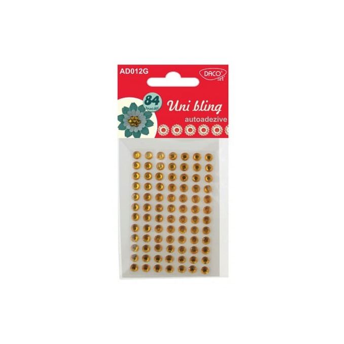 Produse - Accesorii creatie, imitatie diamante, galben, Daco Produse - Accesorii creatie, imitatie diamante, galben, Daco