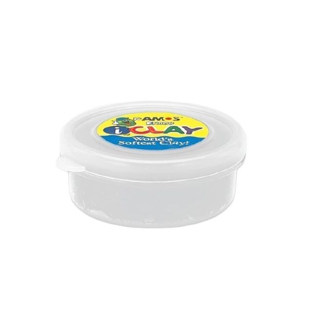 Plastilina, 18 g, alb, Standard Plastilina, 18 g, alb, Standard