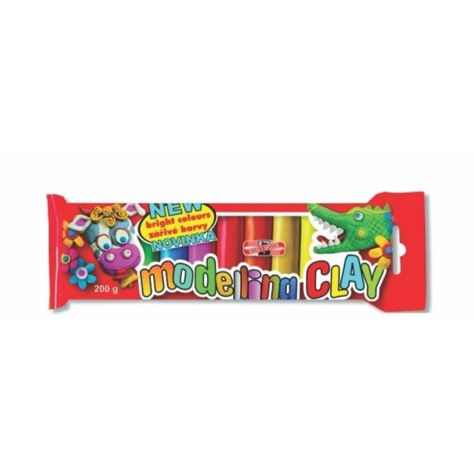 Plastilina, 200 g, 10 culori/set, diferite culori, Standard Plastilina, 200 g, 10 culori/set, diferite culori, Standard
