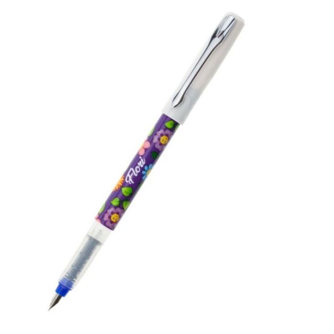 Stilouri, rollere si linere scoala - Stilou, penita fina, plastic, imprimeu Flori, Ecada Stilouri, rollere si linere scoala - Stilou, penita fina, plastic, imprimeu Flori, Ecada