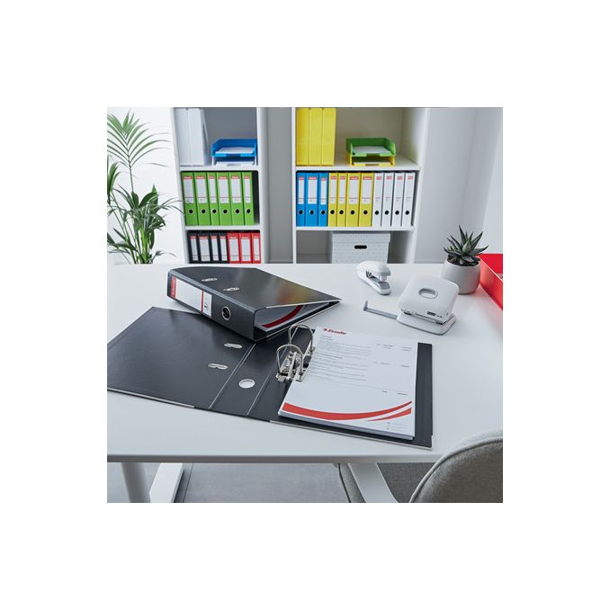 Bibliorafturi - Biblioraft plastifiat int-ext A4, 50mm, albastru, Esselte Standard No.1 Vivida