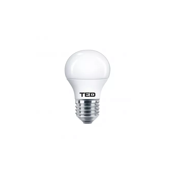 Iluminat si electrice - Bec LED, E27, G45, 230V, 7W, 2700K, 560lm, lumina calda, TED Electric